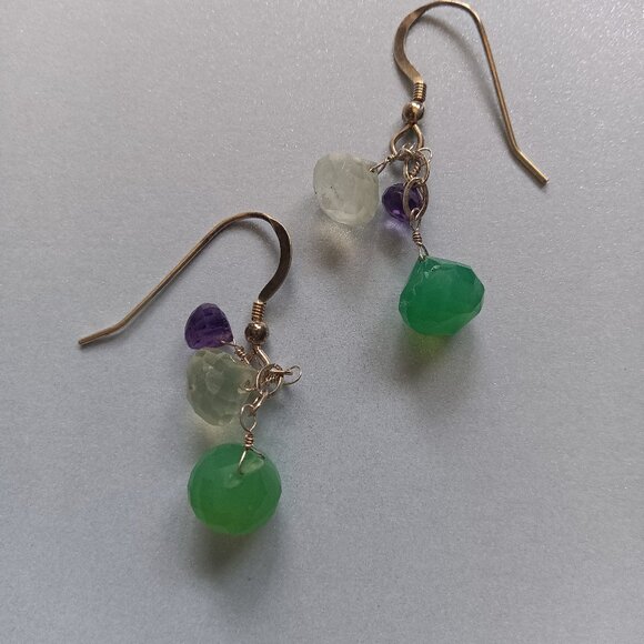 Artisan Handmade - Genuine Gemstone Earrings - Picture 1 of 1